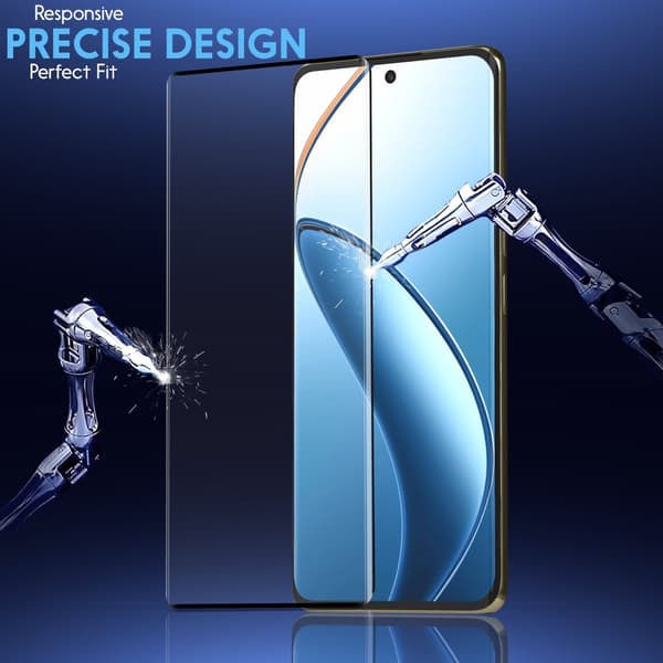 1-Pack Realme 12 Pro Plus Näytönsuoja - Karkaistu Lasi 9H - Super laatu 3D