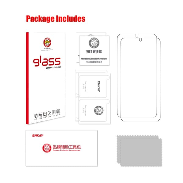ENKAY Karkaistu lasi 0.18mm Samsung Galaxy S25 Edge 2kpl