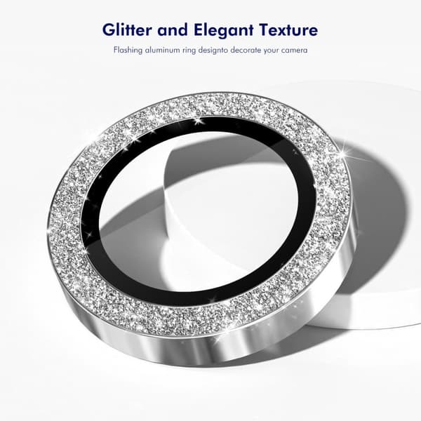ENKAY Kamera Lins Skydd till Samsung Galaxy Z Flip7 Härdat glas Glitter