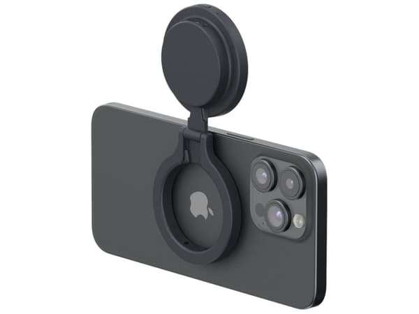 ShiftCam SnapPocket Light, Selfie-lampa, Svart, Varje varumärke, iPhone 12 & above, Magnetic Sticker or MagSafe Compatible Cases, LED, Inbyggt batter