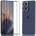 Miniatyrbillede 1 af 7: 2-Pack Motorola Edge 60 Fusion Skærmbeskyttelse & 1-Pack linsebeskyttelse - Hærdet Glas 9H - Super kvalitet 3D