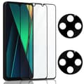 Miniatyrbillede 1 af 7: 2-Pack Xiaomi Poco C75 Skærmbeskyttelse & 2-Pack linsebeskyttelse - Hærdet Glas 9H - Super kvalitet 3D