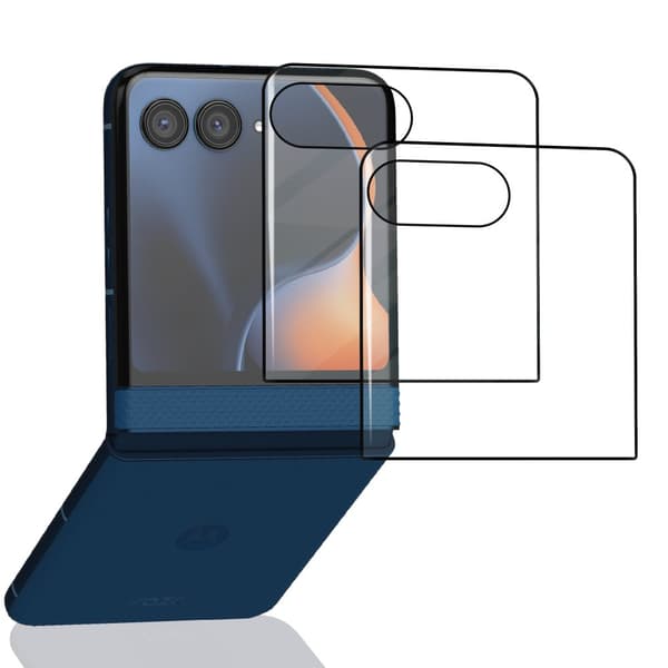2-Pack Motorola Razr 60 (2025) Skärmskydd - Härdat Glas 9H - Super kvalitet 3D