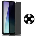 Miniatyrbillede 1 af 7: 1-Pack Xiaomi Redmi 14C Privacy Skærmbeskyttelse & 1-Pack linsebeskyttelse - Hærdet Glas 9H - Super kvalitet 3D