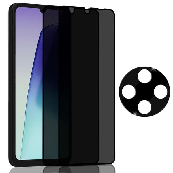 2-Pack Xiaomi Redmi 14C Privacy Skærmbeskyttelse & 1-Pack linsebeskyttelse - Hærdet Glas 9H - Super kvalitet 3D