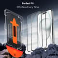 Miniatyrbillede 2 af 8: 2-PACK Iphone 15 Skærmbeskytter & 1-PACK linsebeskytter - Hærdet Glas | [Automatisk Installation] - Boblefri