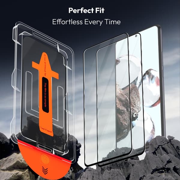 1-PACK Xiaomi 12T Pro Skærmbeskytter & 1-PACK linsebeskytter - Hærdet Glas | [Automatisk Installation] - Boblefri