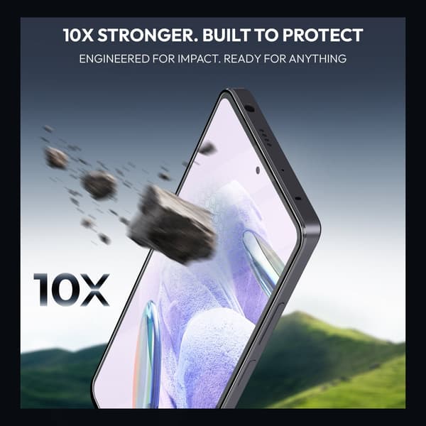 2-PACK Xiaomi Redmi Note 12 Pro 5G Skærmbeskytter & 2-PACK linsebeskytter - Hærdet Glas | [Automatisk Installation] - Boblefri