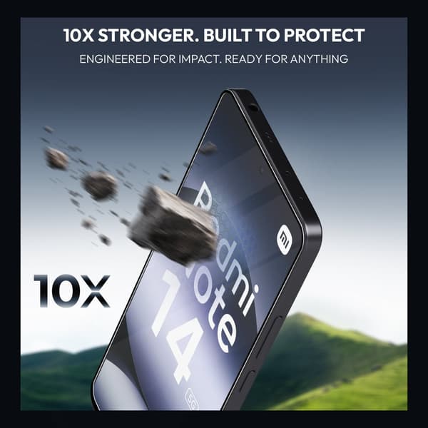2-PACK Xiaomi Redmi Note 14 5G Skærmbeskytter & 1-PACK linsebeskytter - Hærdet Glas | [Automatisk Installation] - Boblefri