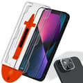 Miniatyrbillede 1 af 8: 1-PACK Iphone 13 Skærmbeskytter & 1-PACK linsebeskytter - Hærdet Glas | [Automatisk Installation] - Boblefri