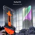 Pikkukuva 2 / 8: 2-PACK Iphone 14 Näytönsuoja & 1-PACK linssinsuoja - Karkaistu Lasi | [Automaattinen Asennus] - Kuplaton