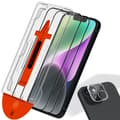Pikkukuva 1 / 8: 2-PACK Iphone 14 Näytönsuoja & 1-PACK linssinsuoja - Karkaistu Lasi | [Automaattinen Asennus] - Kuplaton
