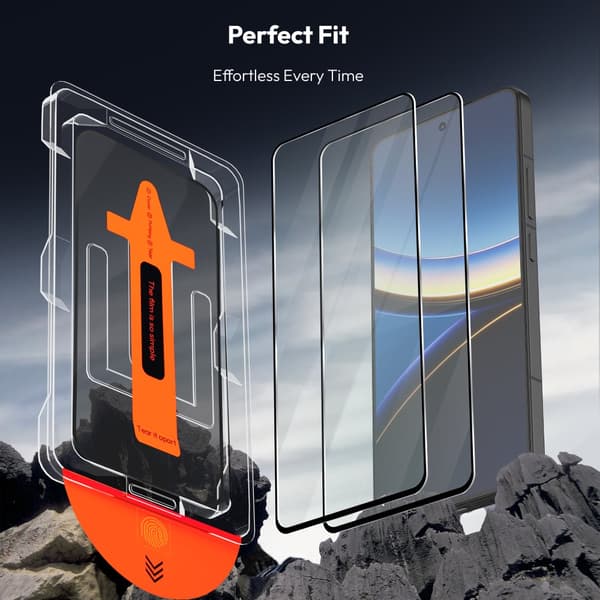 1-PACK Xiaomi Poco F7 Pro Skærmbeskytter - Hærdet Glas | [Automatisk Installation] - Boblefri