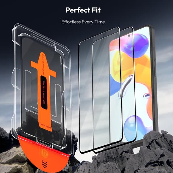 2-PACK Xiaomi Redmi Note 11 Pro Skærmbeskytter - Hærdet Glas | [Automatisk Installation] - Boblefri