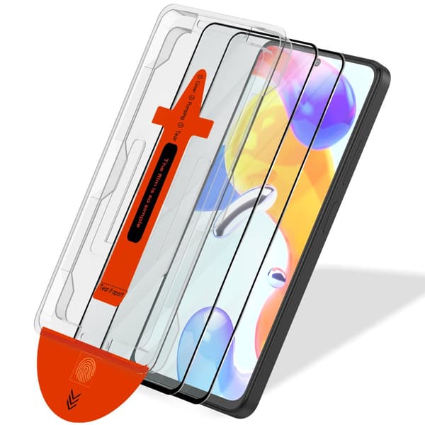 2-PACK Xiaomi Redmi Note 11 Pro Skærmbeskytter - Hærdet Glas | [Automatisk Installation] - Boblefri
