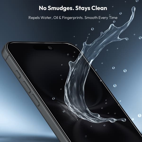 2-PACK Iphone 16 Privacy Skærmbeskytter - Hærdet Glas | [Automatisk Installation] - Boblefri