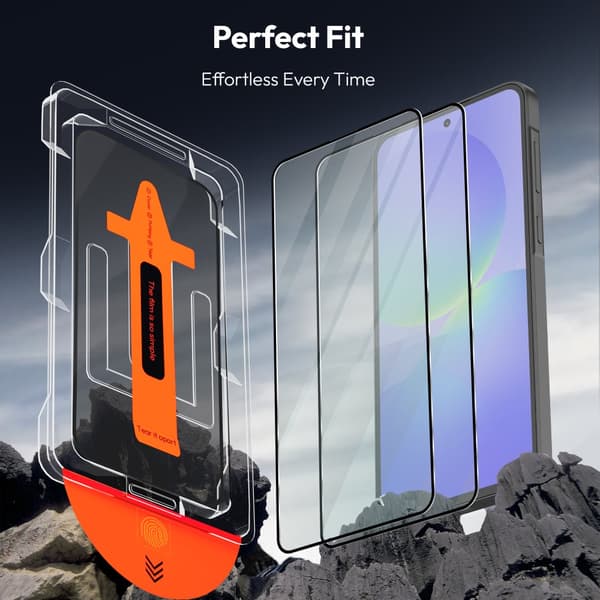 2-PACK Samsung A36 Skærmbeskytter - Hærdet Glas | [Automatisk Installation] - Boblefri