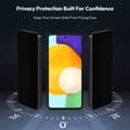 Miniatyrbillede 2 af 9: 2-PACK Samsung A52s Privacy Skærmbeskytter & 2-PACK linsebeskytter - Hærdet Glas | [Automatisk Installation] - Boblefri