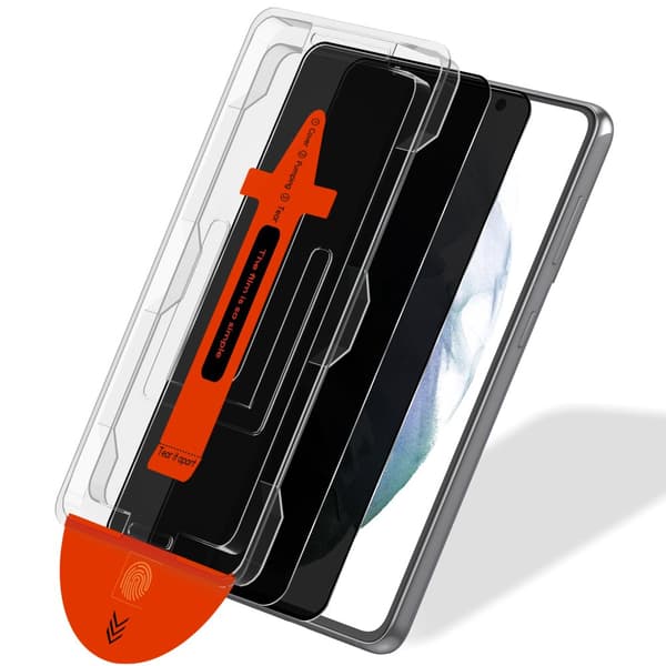 2-Pack Samsung S21 Privacy Skärmskydd - Härdat Glas | [Automatisk Installation] - Bubbelfritt