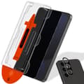Miniatyrbillede 1 af 9: 1-PACK Samsung S24 FE Privacy Skærmbeskytter & 1-PACK linsebeskytter - Hærdet Glas | [Automatisk Installation] - Boblefri
