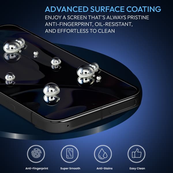 1-Pack Google Pixel 9 Pro XL Privacy Näytönsuoja - Karkaistu Lasi 9H - Super laatu 3D
