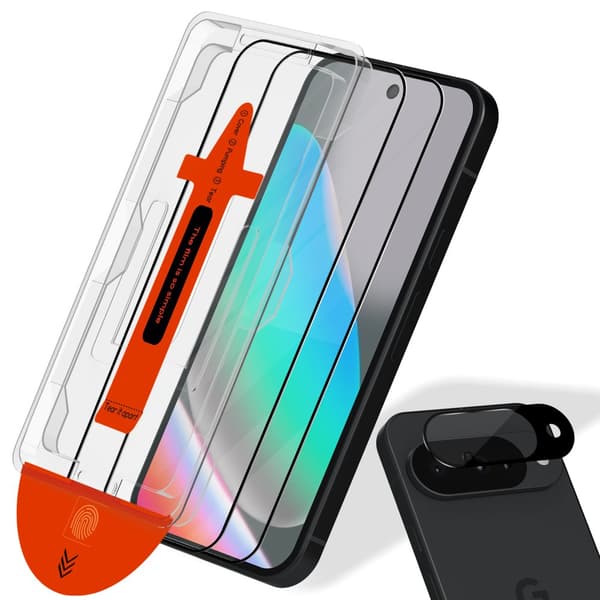 2-Pack Google Pixel 10 Skärmskydd & 1-Pack linsskydd - Härdat Glas | [Automatisk Installation] - Bubbelfritt