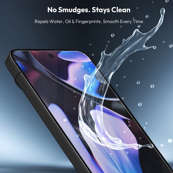 2-PACK Google Pixel 9 Pro Skærmbeskytter & 1-PACK linsebeskytter - Hærdet Glas | [Automatisk Installation] - Boblefri