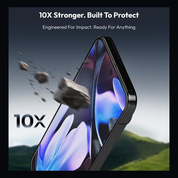 2-PACK Google Pixel 9 Pro XL Skærmbeskytter & 1-PACK linsebeskytter - Hærdet Glas | [Automatisk Installation] - Boblefri