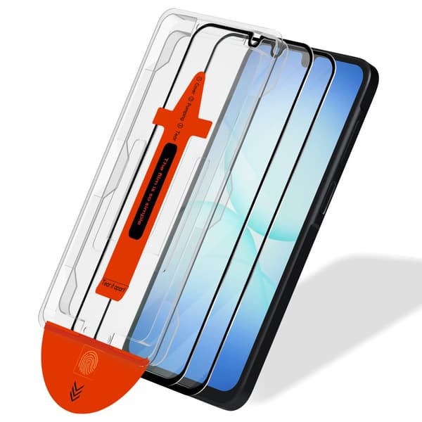 2-Pack Samsung A17 Skärmskydd - Härdat Glas | [Automatisk Installation] - Bubbelfritt