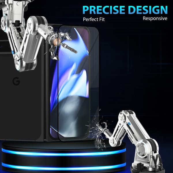 2-Pack Google Pixel 9 Pro Fold Skærmbeskyttelse & 1-Pack linsebeskyttelse - Hærdet Glas 9H - Super kvalitet 3D