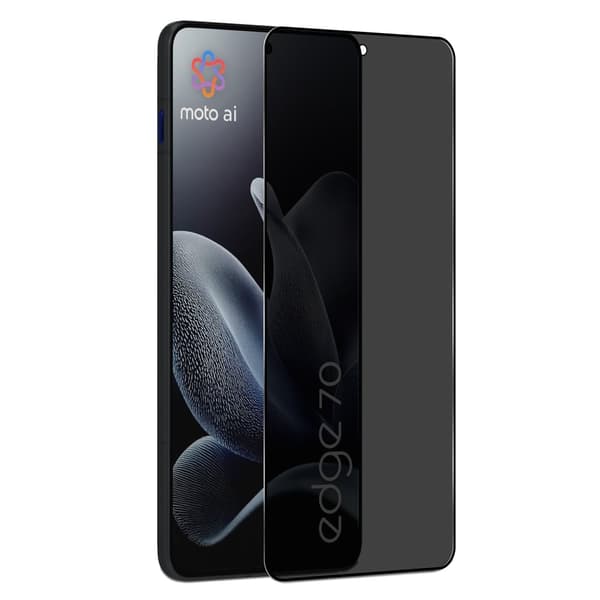 1-Pack Motorola Edge 70 Privacy Skärmskydd - Härdat Glas 9H - Super kvalitet 3D