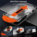 Miniatyrbillede 3 af 8: 2-PACK Xiaomi Redmi 15 4G Privacy Skærmbeskytter & 1-PACK linsebeskytter - Hærdet Glas | [Automatisk Installation] - Boblefri