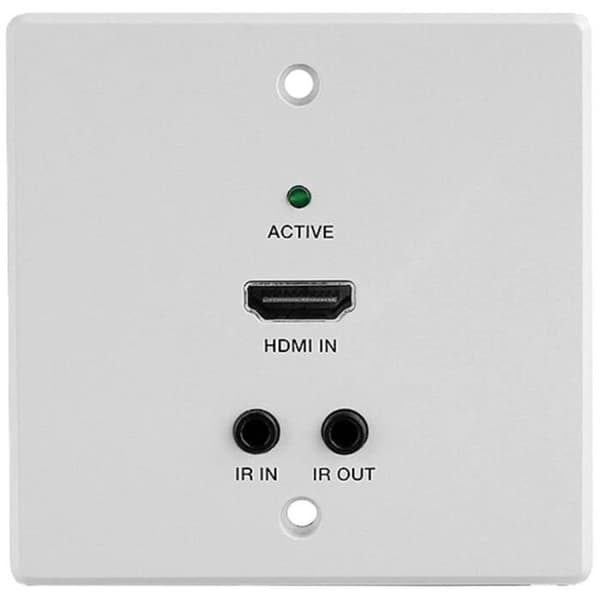 LINDY Cat.6 HDMI 4K60, IR &amp; RS-232 HDBaseT UK Wall Plate Extender Wall Transmitter