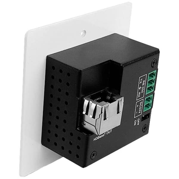 LINDY Cat.6 HDMI 4K60, IR &amp; RS-232 HDBaseT UK Wall Plate Extender Wall Transmitter