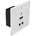Miniatyrbild 1 av 4: LINDY Cat.6 HDMI 4K60, IR &amp; RS-232 HDBaseT EU Wall Plate Extender Wall Transmitter