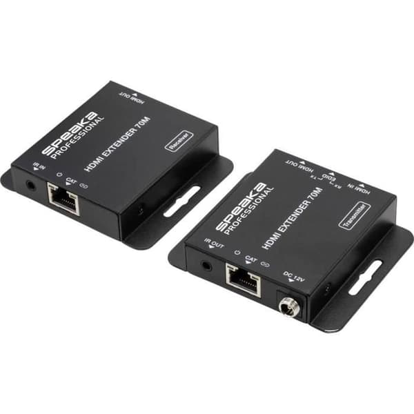 HDMI-förlängare - SPEAKA PROFESSIONAL - SP-HDE-200 - 4K - 70 m - RJ45 nätverkskabel