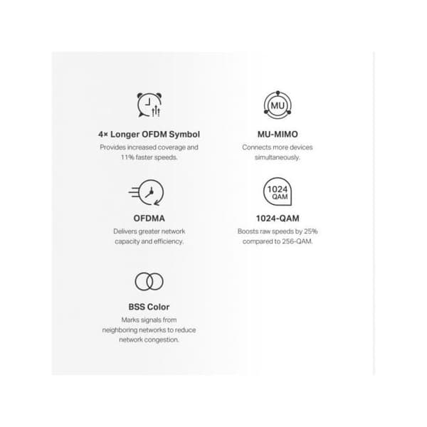 Nätverksystem - MERCUSYS - HALO H70X - Dubbelband (2,4 GHz / 5 GHz) - Wi-Fi 6 (802.11ax) - 2-PACK