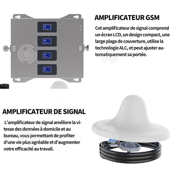 INN 4G 5G Signal Booster GSM Repeater Förstärkare 4 Band Signal Booster 900m-1800m-2100m-2600m Förstärkare G