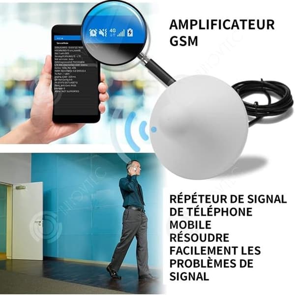 INN 4G 5G Signal Booster GSM Repeater Förstärkare 4 Band Signal Booster 900m-1800m-2100m-2600m Förstärkare G