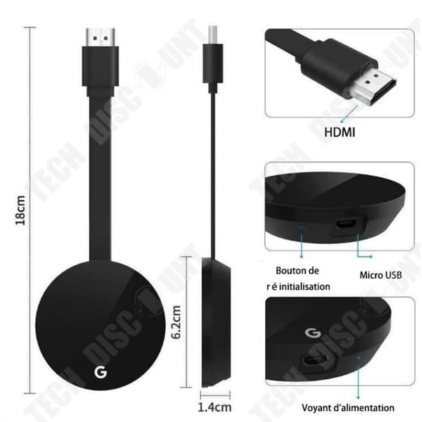 TD® 5G Wireless HDMI Display Device Support Mer videoprogramvara Application Display Device