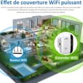 Miniatyrbild 4 av 4: WiFi-repeater TD® 300Mbps Trådlös Repeater med Stark WiFi-förstärkare 2.4GHz WiFi-räckviddsförlängare WPS-skydd