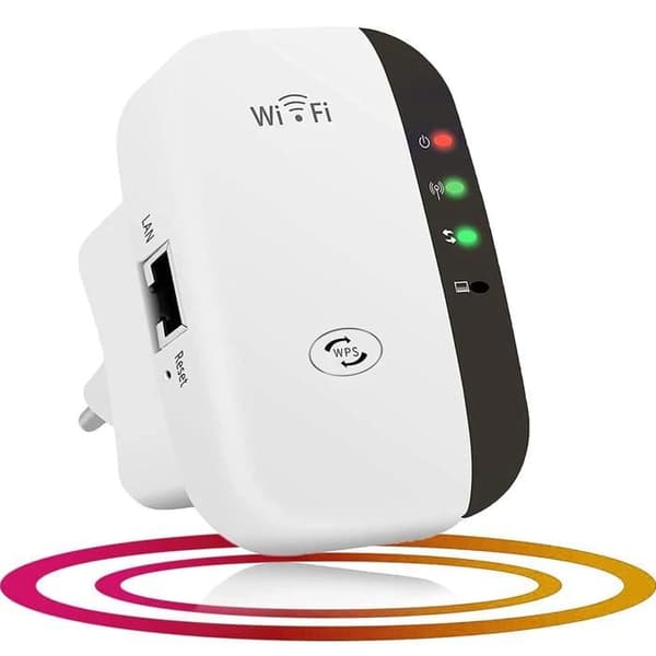 WiFi-repeater TD® 300Mbps Trådlös Repeater med Stark WiFi-förstärkare 2.4GHz WiFi-räckviddsförlängare WPS-skydd