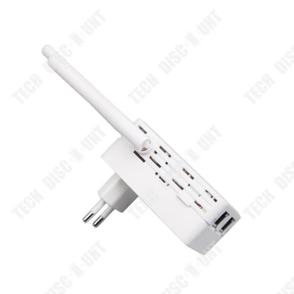 WiFi-förstärkare - TD® - Dual band 2,4G/5G - 1200 Mbps - 4 antenner - 10/100 Mbps Ethernet-port