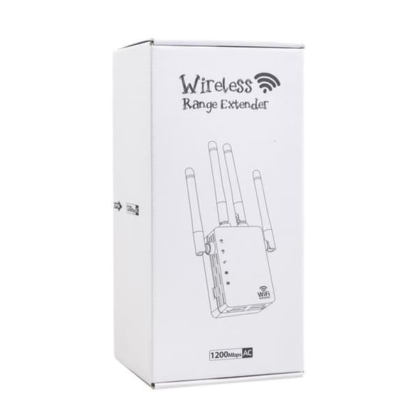 WiFi-förstärkare - TD® - Dual band 2,4G/5G - 1200 Mbps - 4 antenner - 10/100 Mbps Ethernet-port
