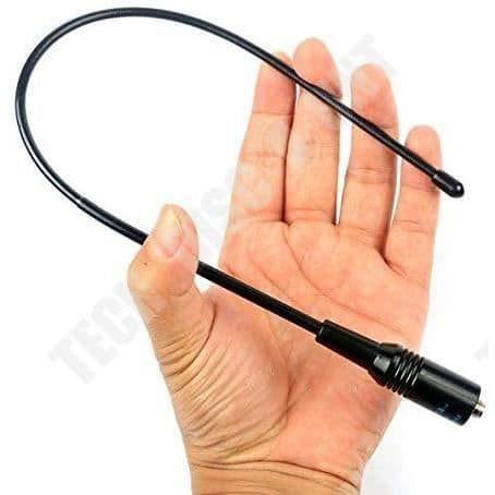 TD® Flexibel SMA-antenn dubbelförstärkning UV SMA hona - Dual Band Antenn 144 - 430MHz U - Walkie Talkie-tillbehör - SMA-kontakt