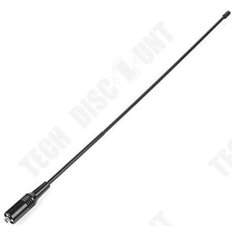 TD® Flexibel SMA-antenn dubbelförstärkning UV SMA hona - Dual Band Antenn 144 - 430MHz U - Walkie Talkie-tillbehör - SMA-kontakt