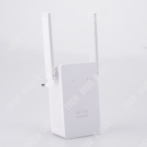 TD® 300M Trådlös Repeater Dubbel Antenn Dual Port Nätverk WIFI Signal Booster Router Booster Extender