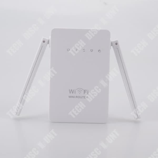 TD® 300M Trådlös Repeater Dubbel Antenn Dual Port Nätverk WIFI Signal Booster Router Booster Extender
