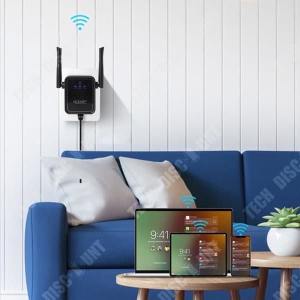 TD® 300M trådlös wifi signalförstärkare repeater förbättrar signalöverföringsavståndet genom väggroutern