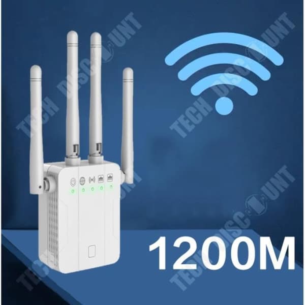TD® Signalförstärkare Repeater 1200M Dual Band Wifi Signalförstärkare Repeater Extender AP boost Signalförstärkare b